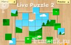 Играть в игру Живой пазл 2